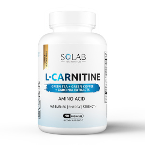 SOLAB / L-карнитин + зеленый чай, 90 капсул