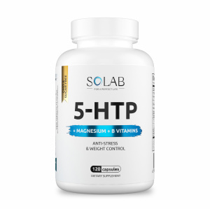 SOLAB / 5-HTP с магнием и витаминами группы В, 120 капсул.