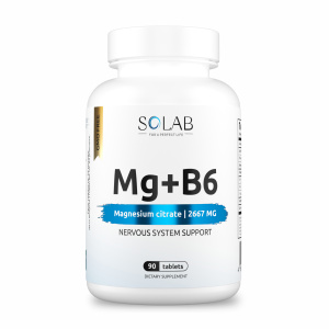SOLAB / Магний цитрат + В6, 90 таблеток