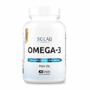 SOLAB / Омега - 3, 900 мг, 90 капсул