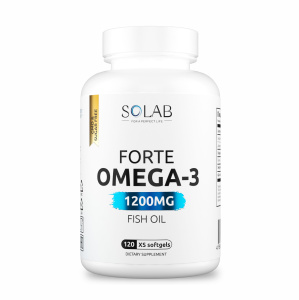 SOLAB / Omega-3  XS 60%,1200 мг, 120 капсул