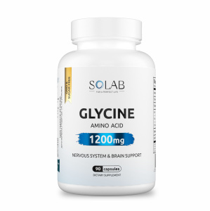 SOLAB / Глицин в капсулах, 1200 мг, 90 капсул