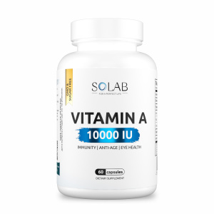 SOLAB / Витамин А 10 000 МЕ, 60 капсул