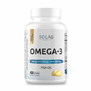 SOLAB / Омега - 3, 900 мг, 90 капсул