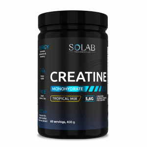 SOLAB / Креатин моногидрат. Вкус Тропический микс, 400 гр. 60 порций