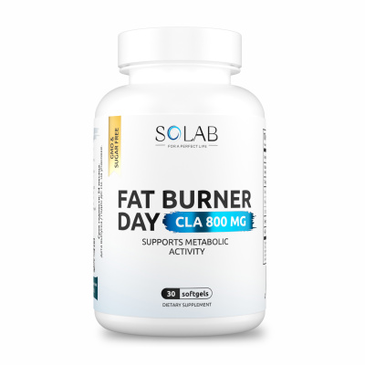 SOLAB / Жиросжигатель FAT BURNER для похудения для женщин и мужчин ,30 капсул