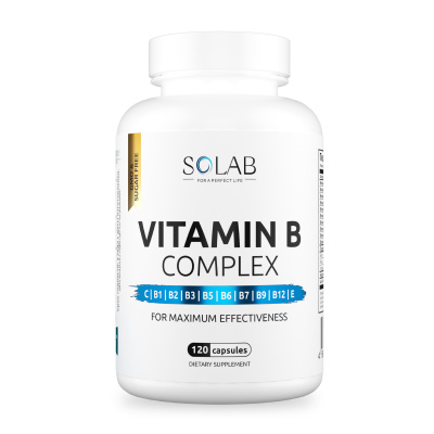 SOLAB / Витамины группы В, 120 капсул