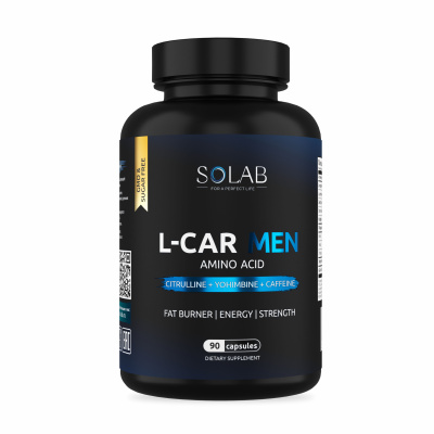 SOLAB  / L-карнитин для мужчин. 90 капсул