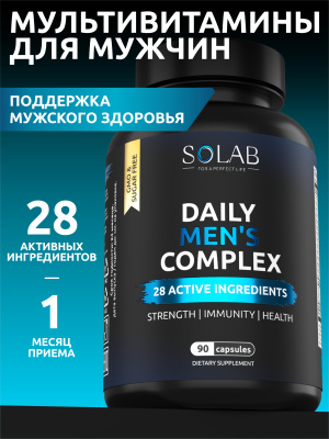 SOLAB / Мультивитамины Daily Men's Complex, 90 капсул