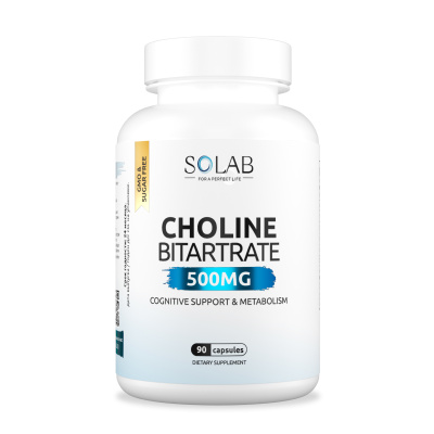 SOLAB / Холин Битартрат 90 капсул