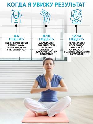 SOLAB / Коллаген морской + глюкозамин и хондроитин + витамин С в стиках. Вкус Нейтральный, 15 стиков