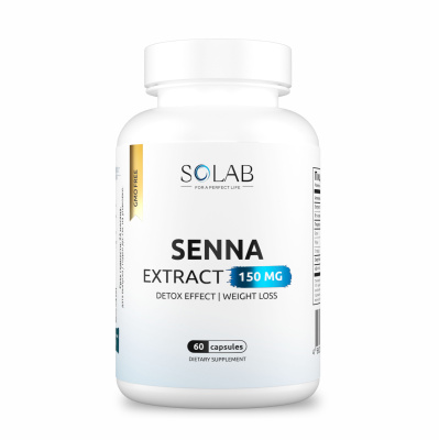 SOLAB / Сенна экстракт 150 мг, 60 капсул
