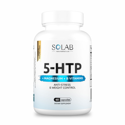SOLAB / 5-HTP с магнием и витаминами группы В в капсулах, 60 капсул